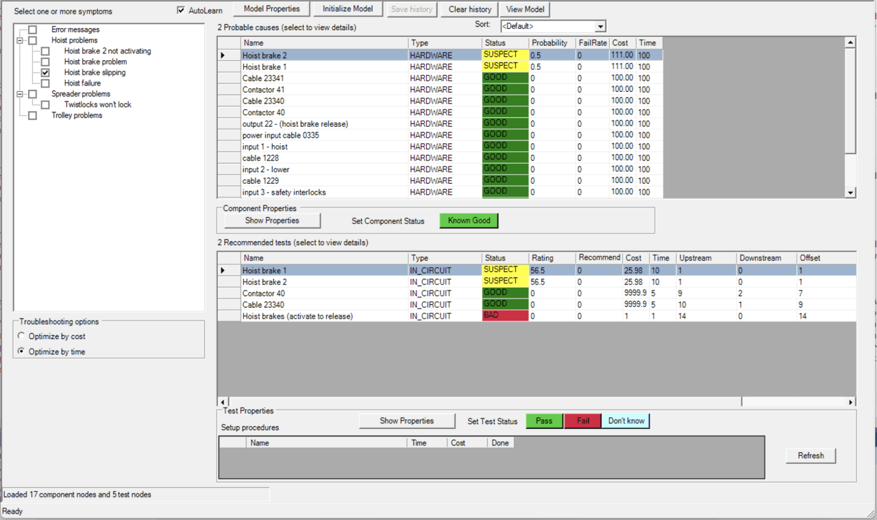 iTech Diagnostics Software Interface